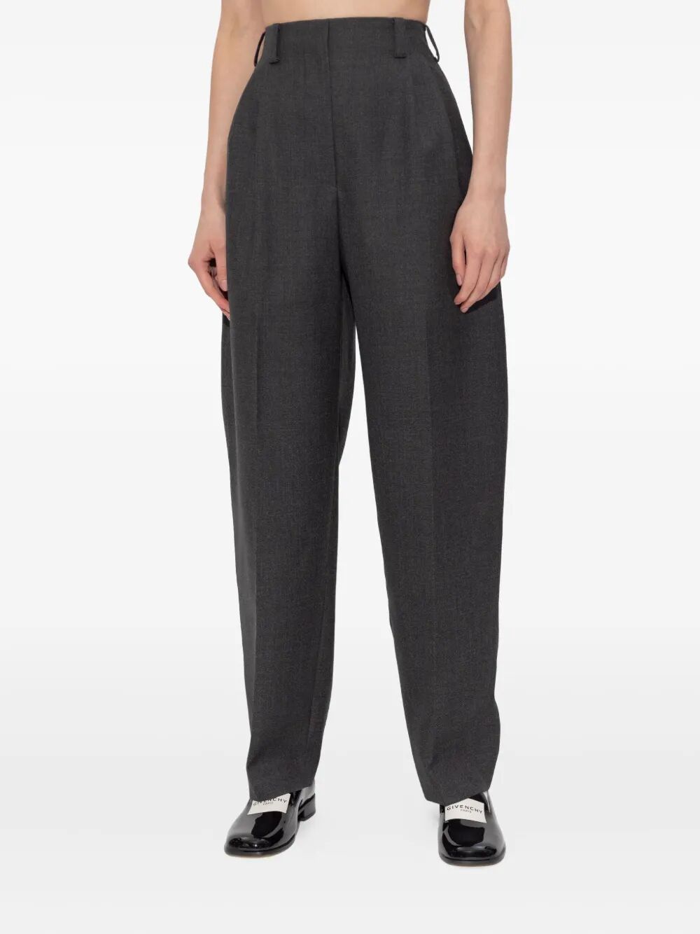 Givenchy Women Pleated Wool Trousers