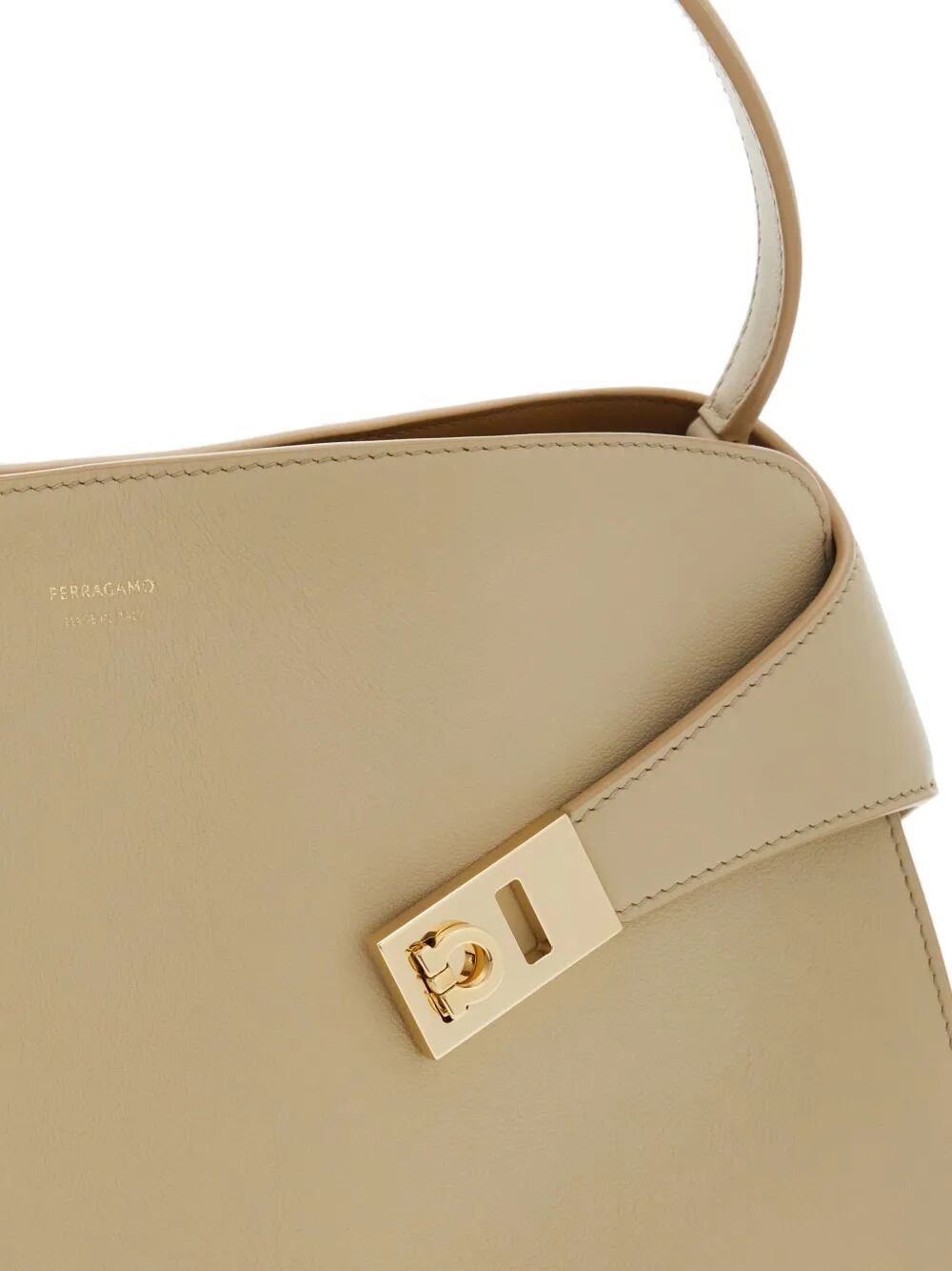 Ferragamo Women Hug Soft Medium Bicolor Shoulder Bag