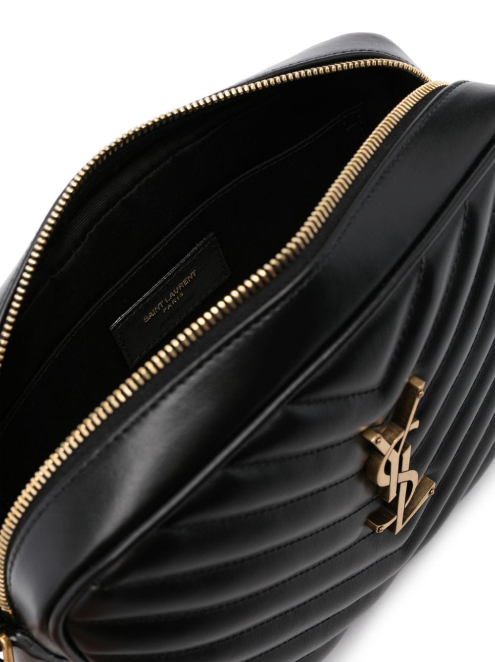 Saint Laurent Women Quilted Leather Lou Camera Bag