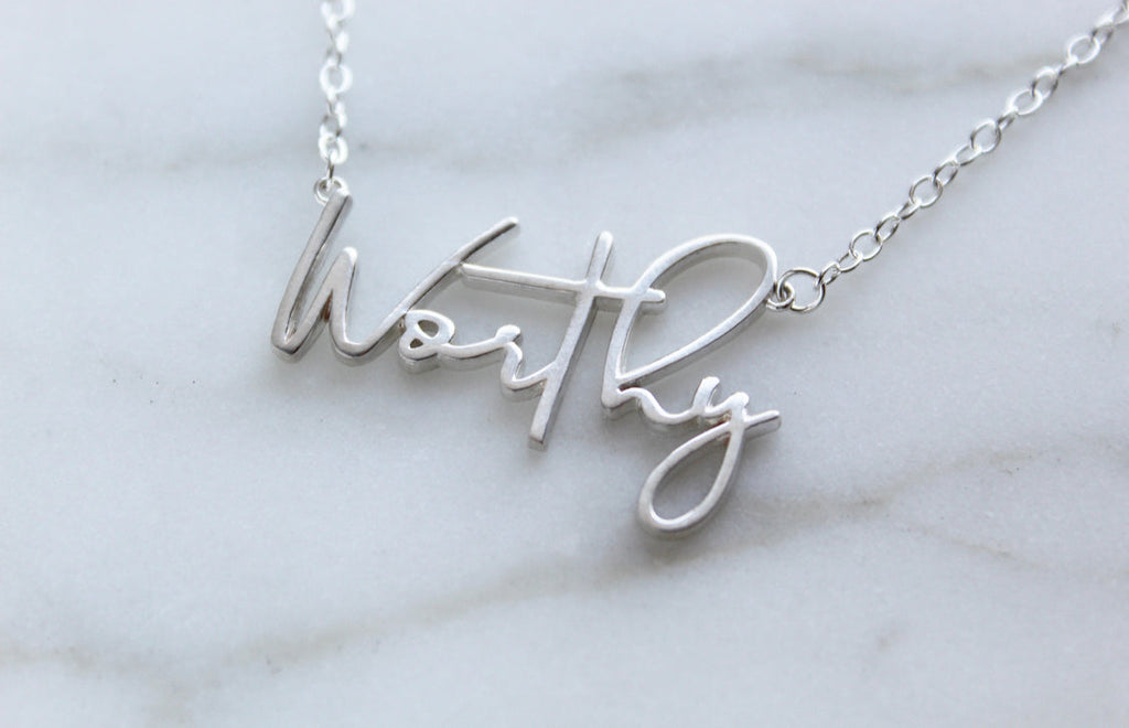 Worthy in Sterling Silver