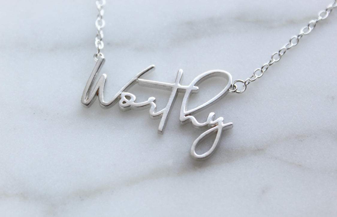 Worthy in Sterling Silver