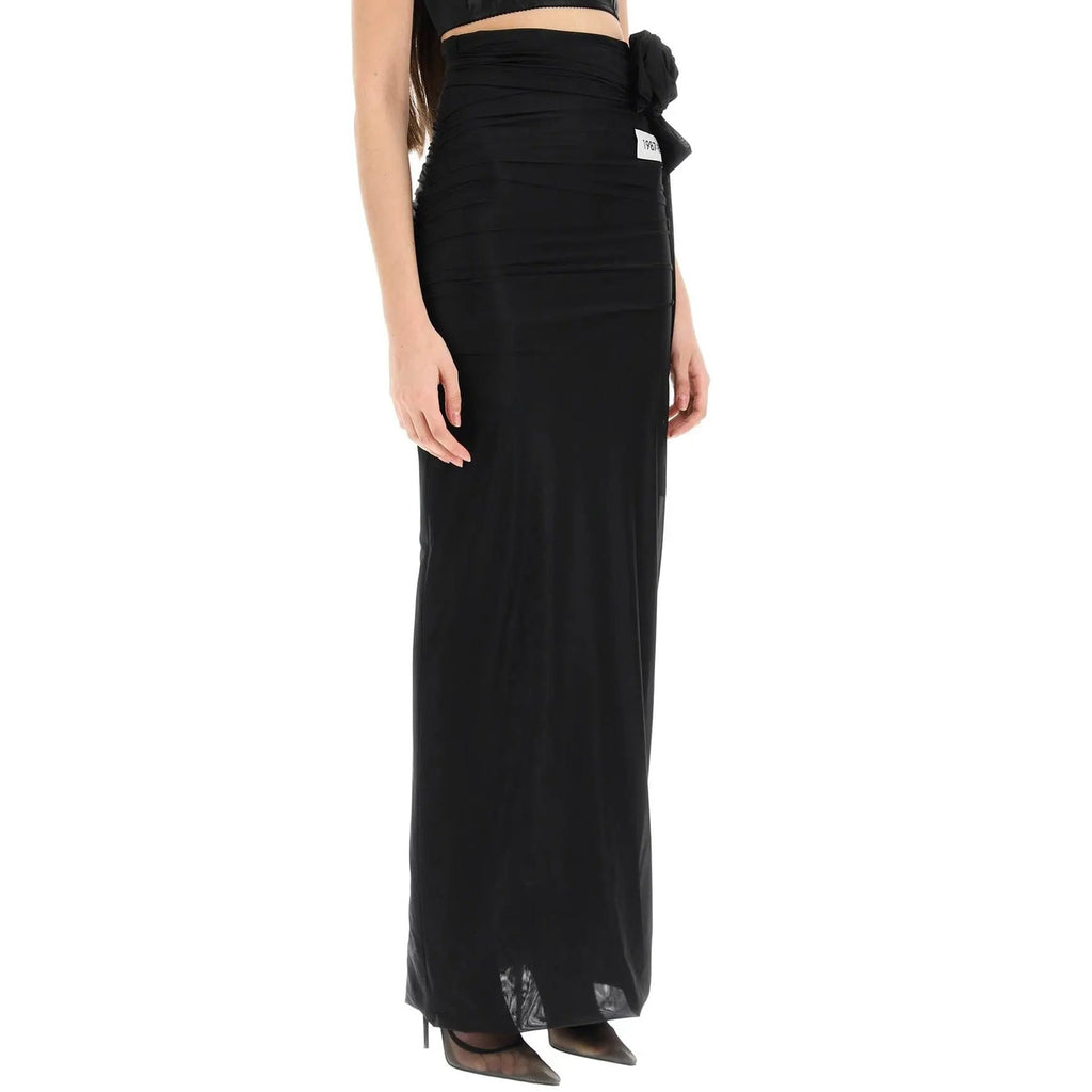 Dolce&Gabbana Jersey Stretch Maxi Skirt Women