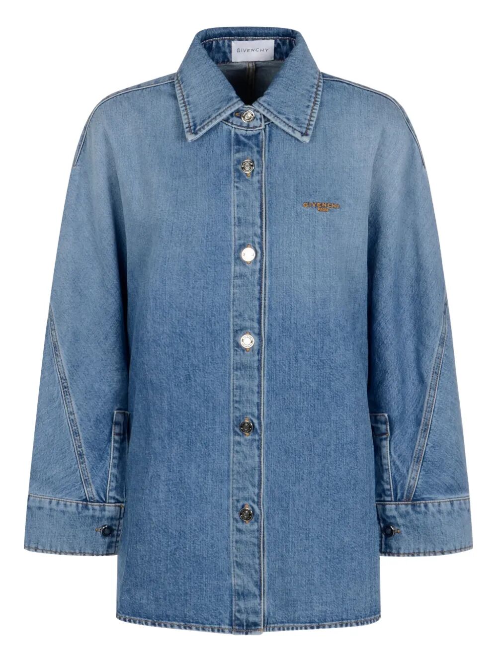 Givenchy Women Cocoon Denim Shirt