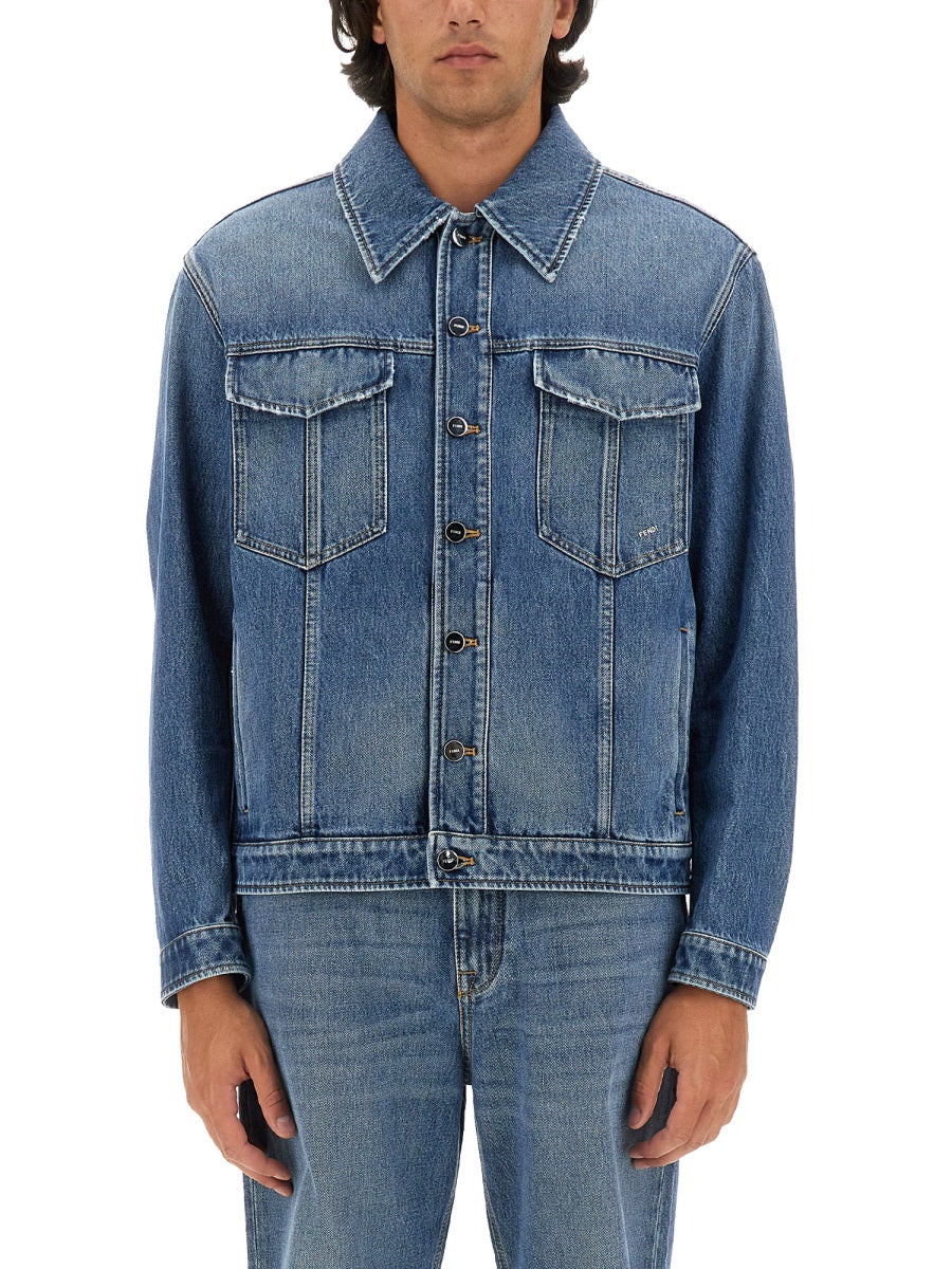 Fendi Men Denim Jacket