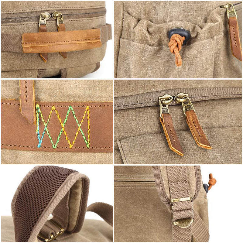 Flash Sale Waterproof DSLR Camera Backpack Canvas Travel Backpack Camera Backpack