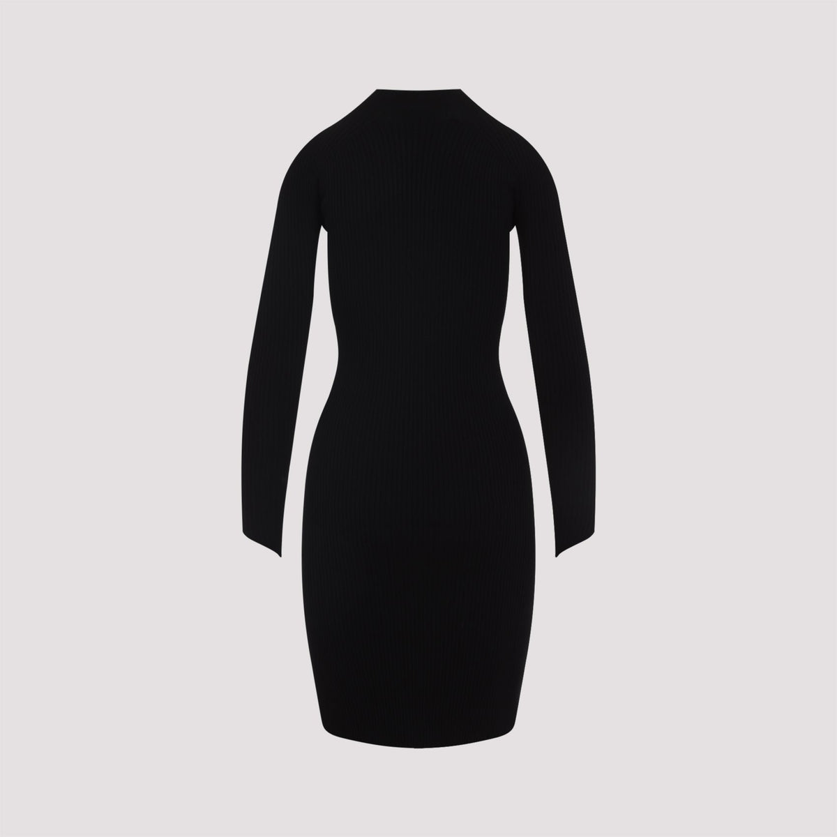Courreges Circle Rib Mini Dress Women