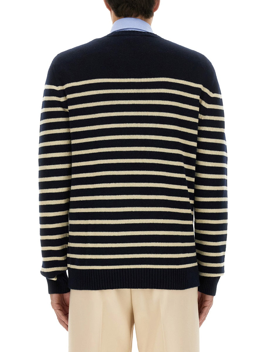 Valentino Men "Chez Valentine" Wool Sweater