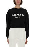 Balmain Women Sweatshirt With Logo Print