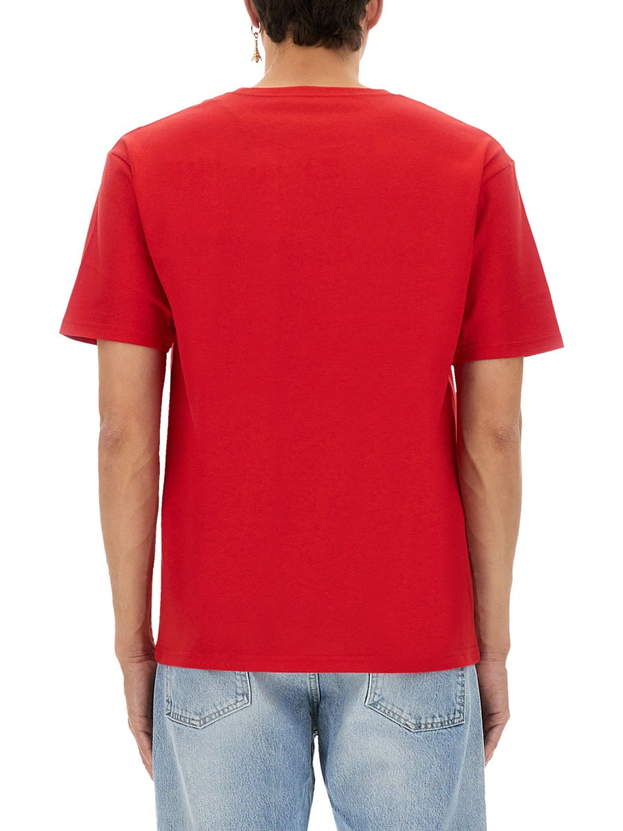 Valentino Men T-Shirt With "Chat De La Maison" Print