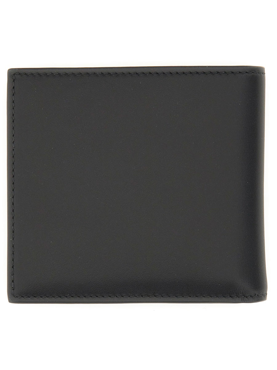 Alexander Mcqueen Men Bifold Wallet With Logo