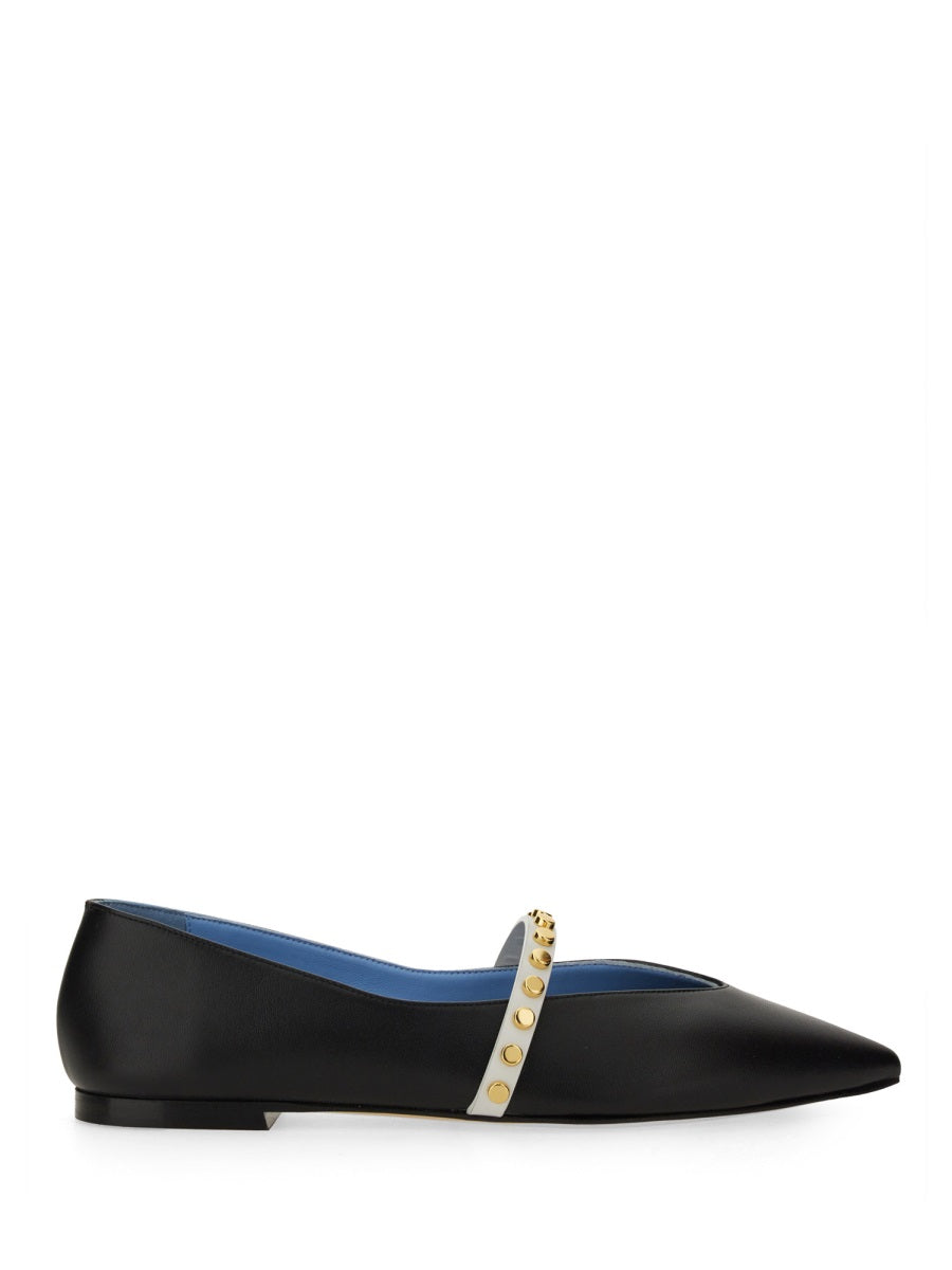 Alexander Mcqueen Women Leather Ballerina