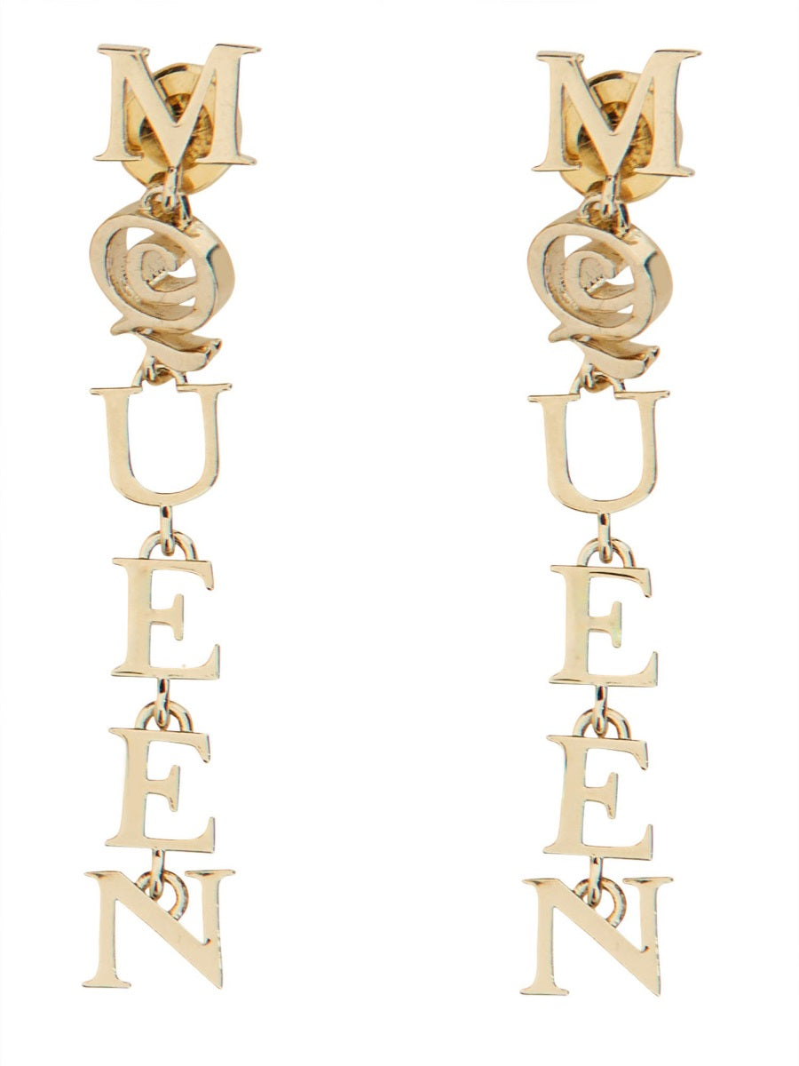 Alexander Mcqueen Women Logo Earrings