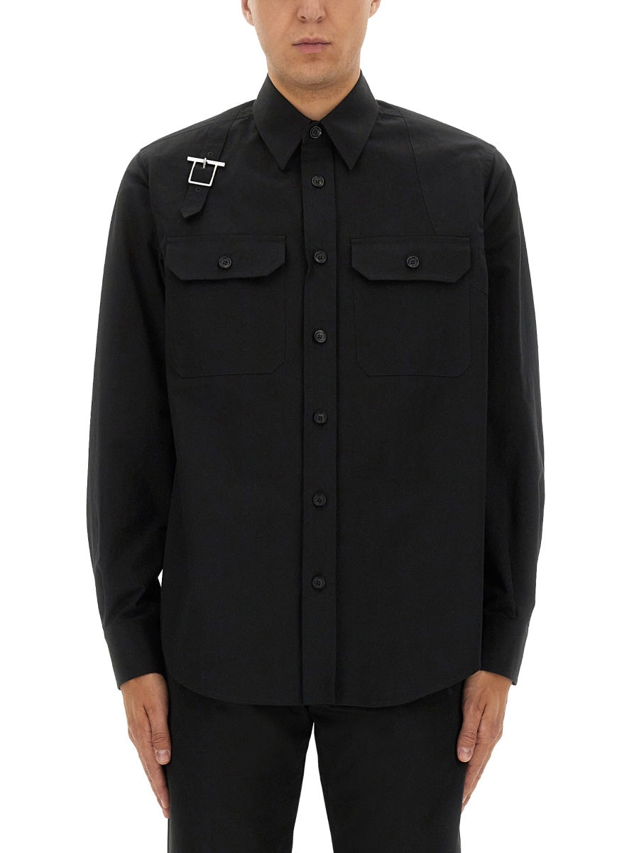 Alexander Mcqueen Men Jacket-Shirt "Harness"