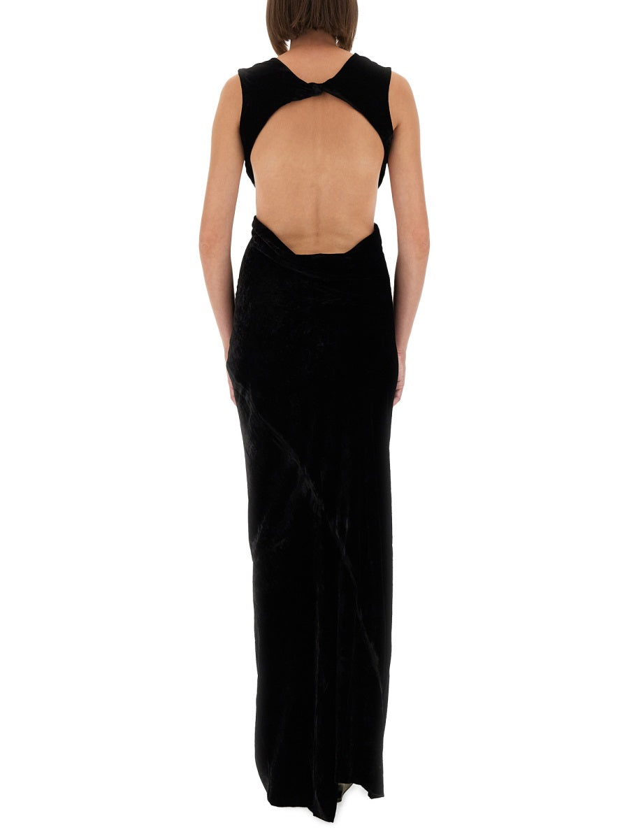 Rick Owens Women Dress With Open Back