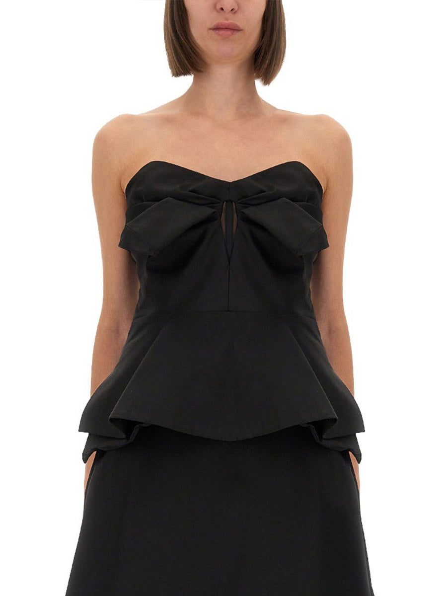 Alexander Mcqueen Women Strapless Corset Top