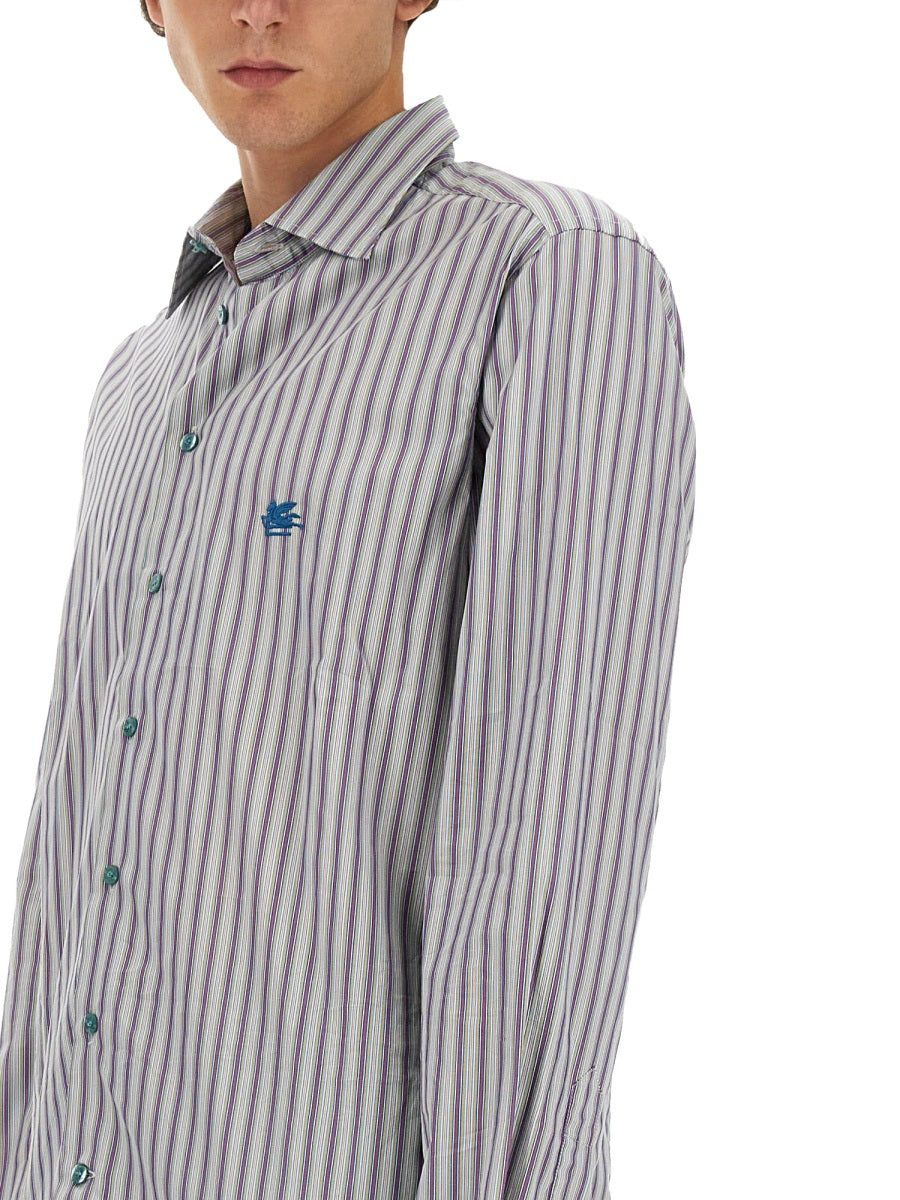 Etro Men Pegasus Logo Shirt