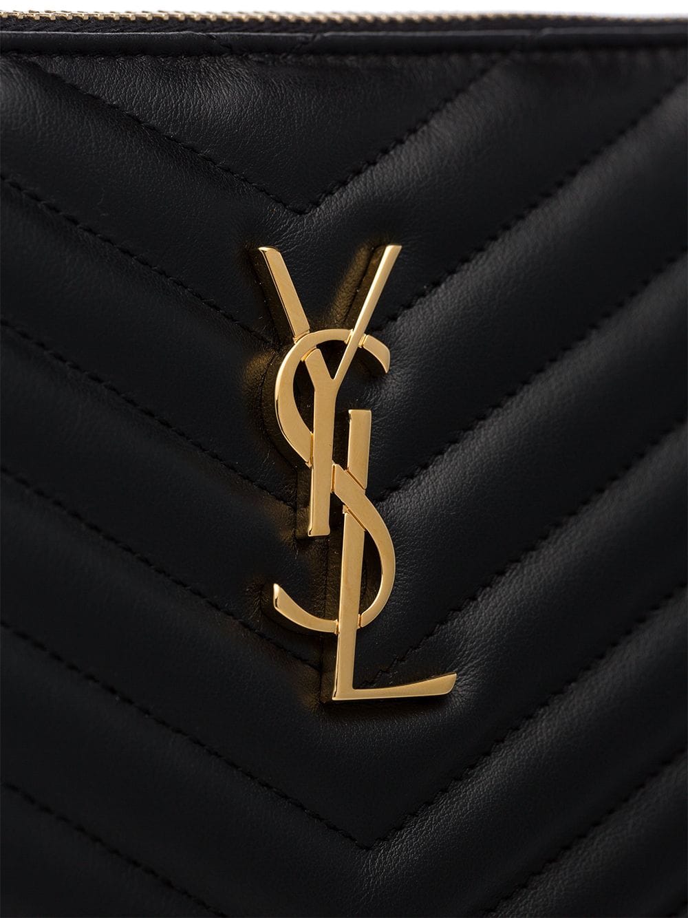 Saint Laurent Women Cassandre Matelassé Leather Tablet Pouch
