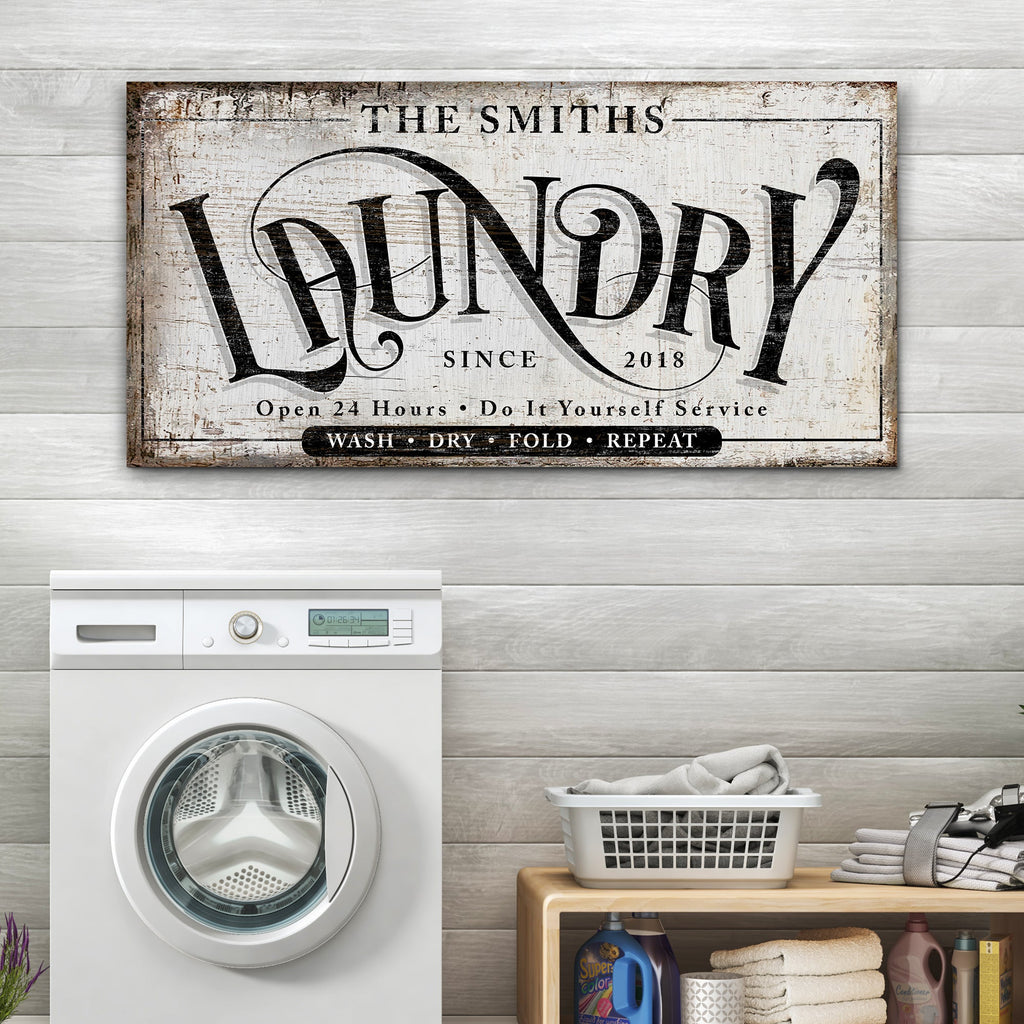 Laundry Room Sign VIII
