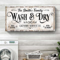 Personalized Laundry Service Sign II