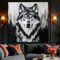 Wolf Wall Art IV