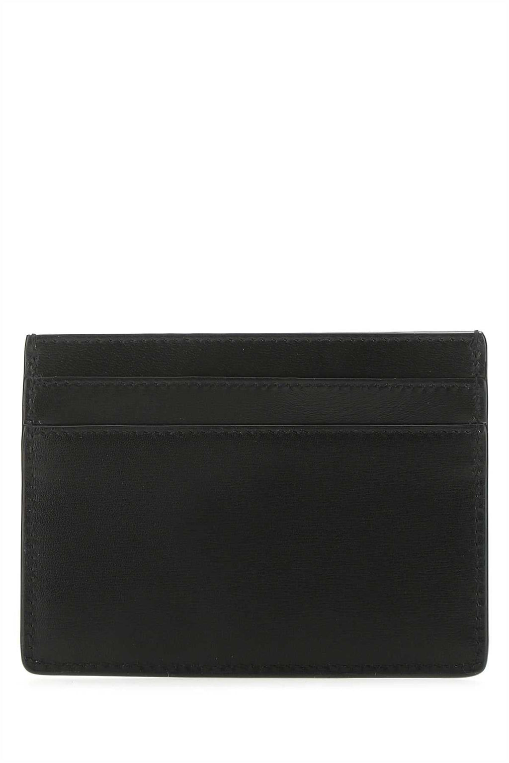 Saint Laurent Men Black Leather Card Holder