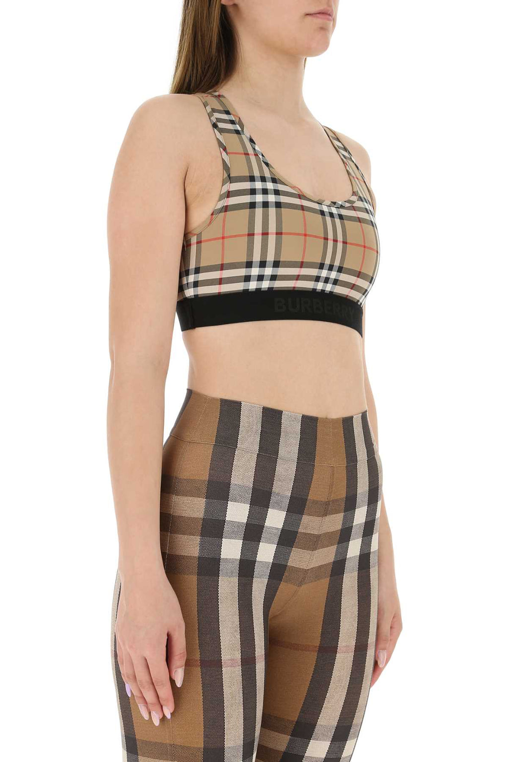 Burberry Women Printed Stretch Nylon Top
