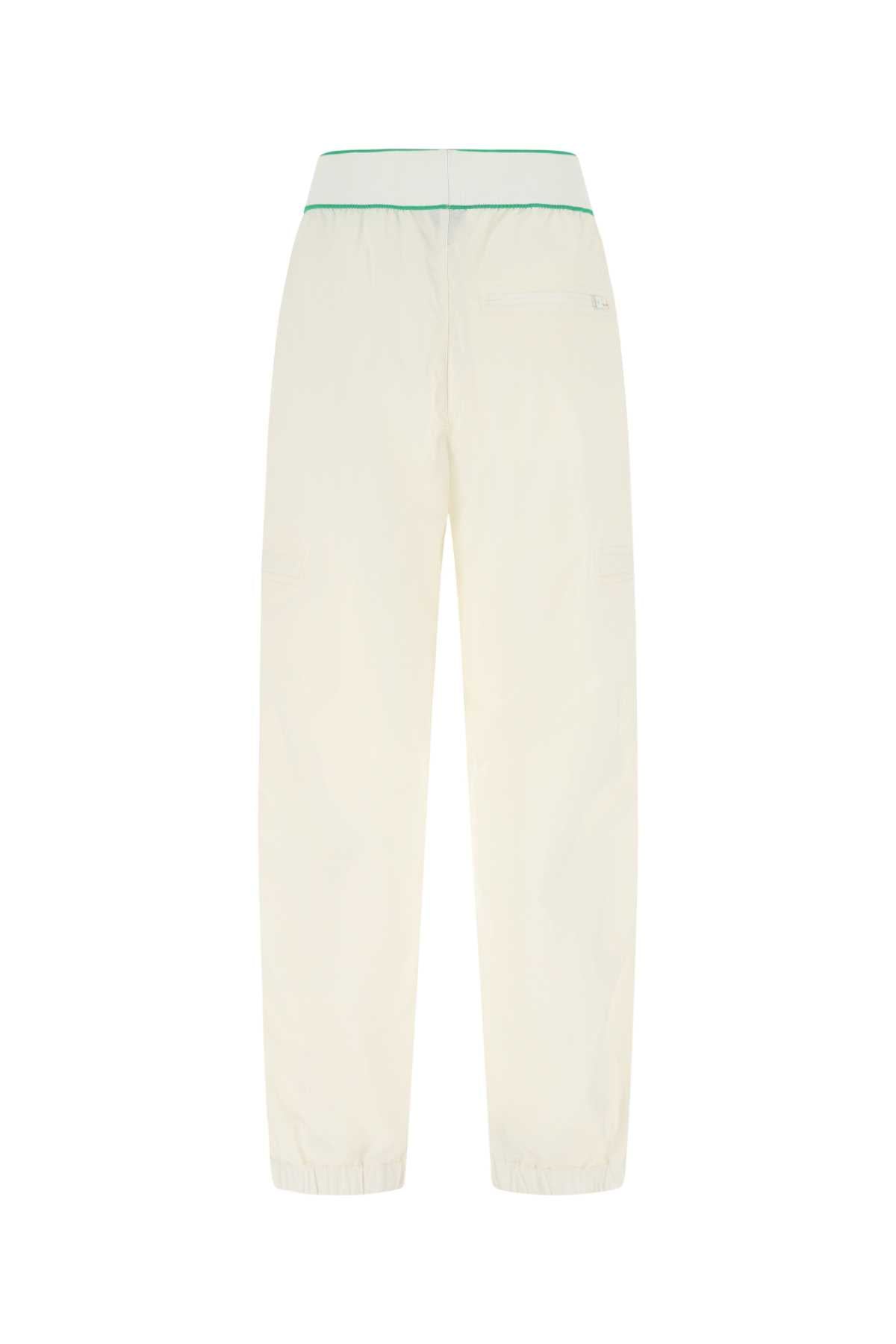 Bottega Veneta Women White Nylon Pant