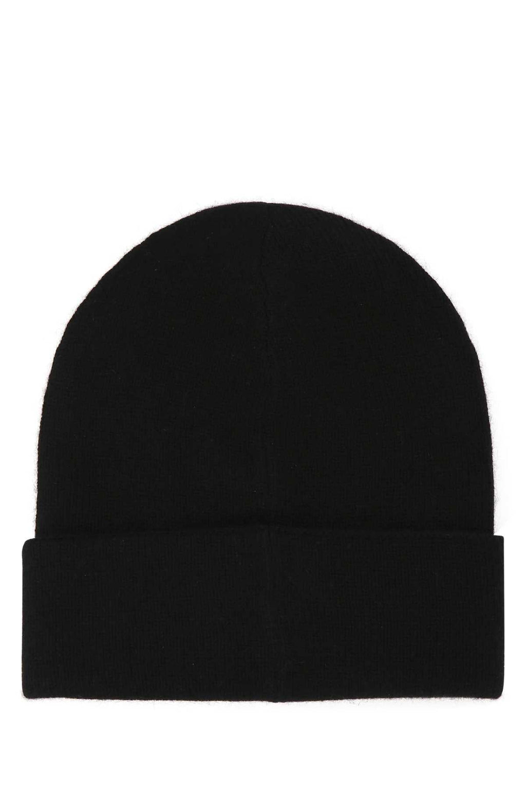 Alexander Mcqueen Men Black Cashmere Beanie Hat