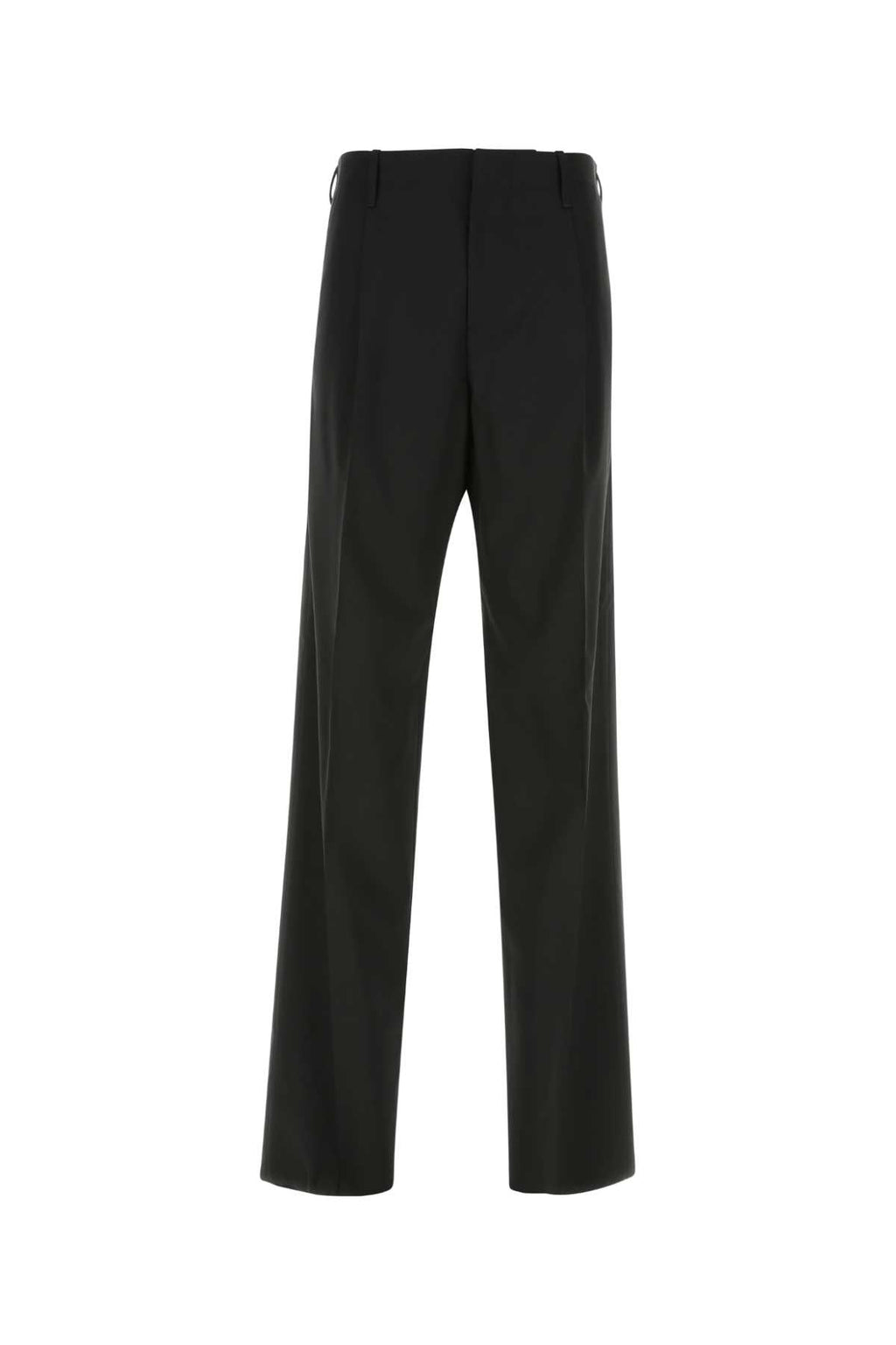 Versace Men Black Stretch Wool Pant