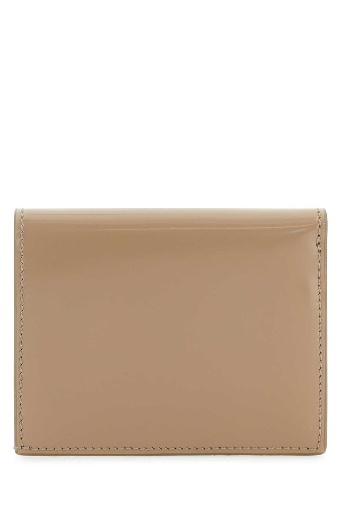 Salvatore Ferragamo Women Beige Leather Wallet