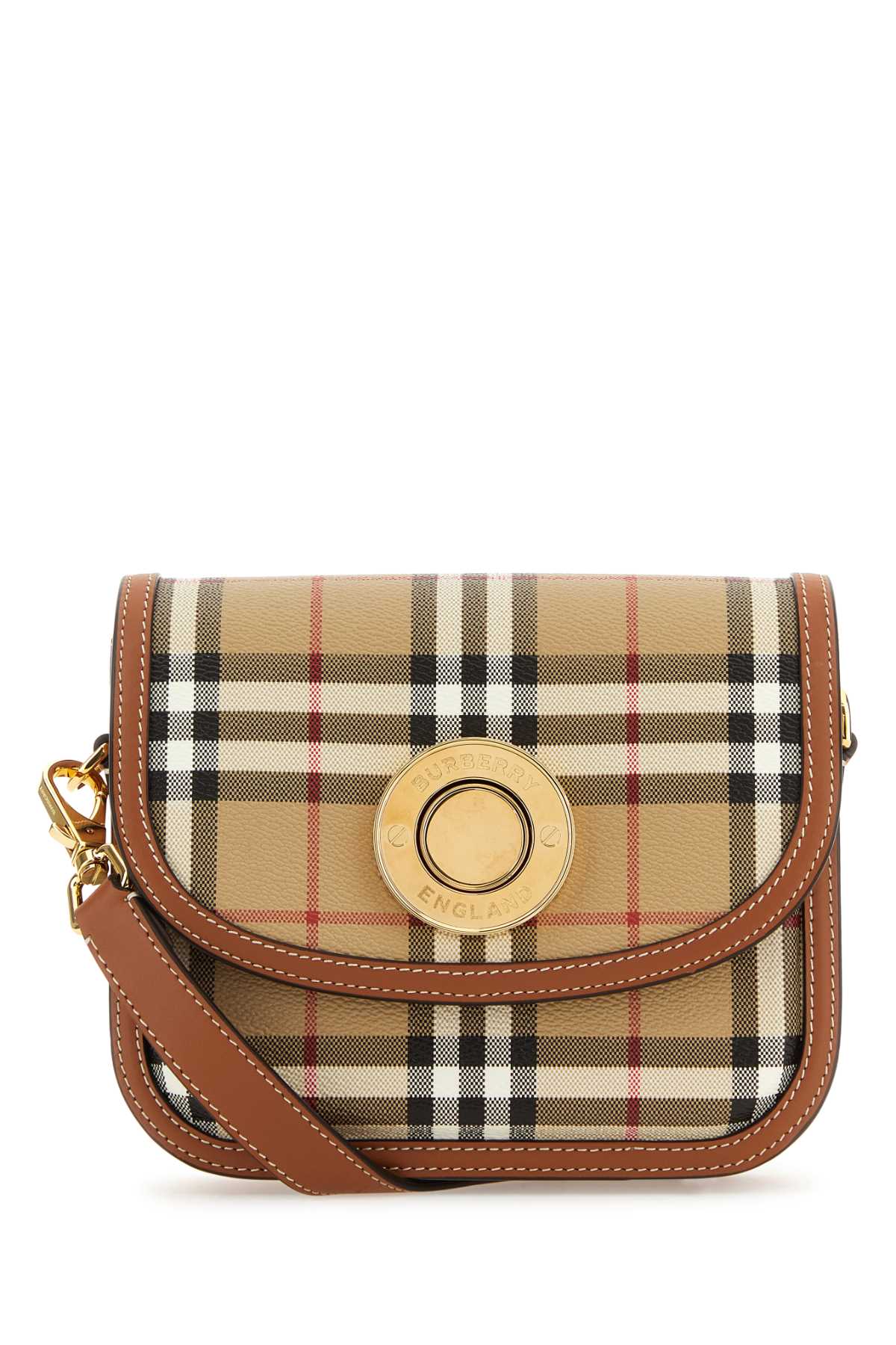 Burberry Women Printed Canvas Small Elizabeth Shoulder Bag