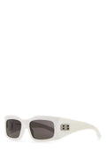 Balenciaga Unisex White Acetate Sunglasses