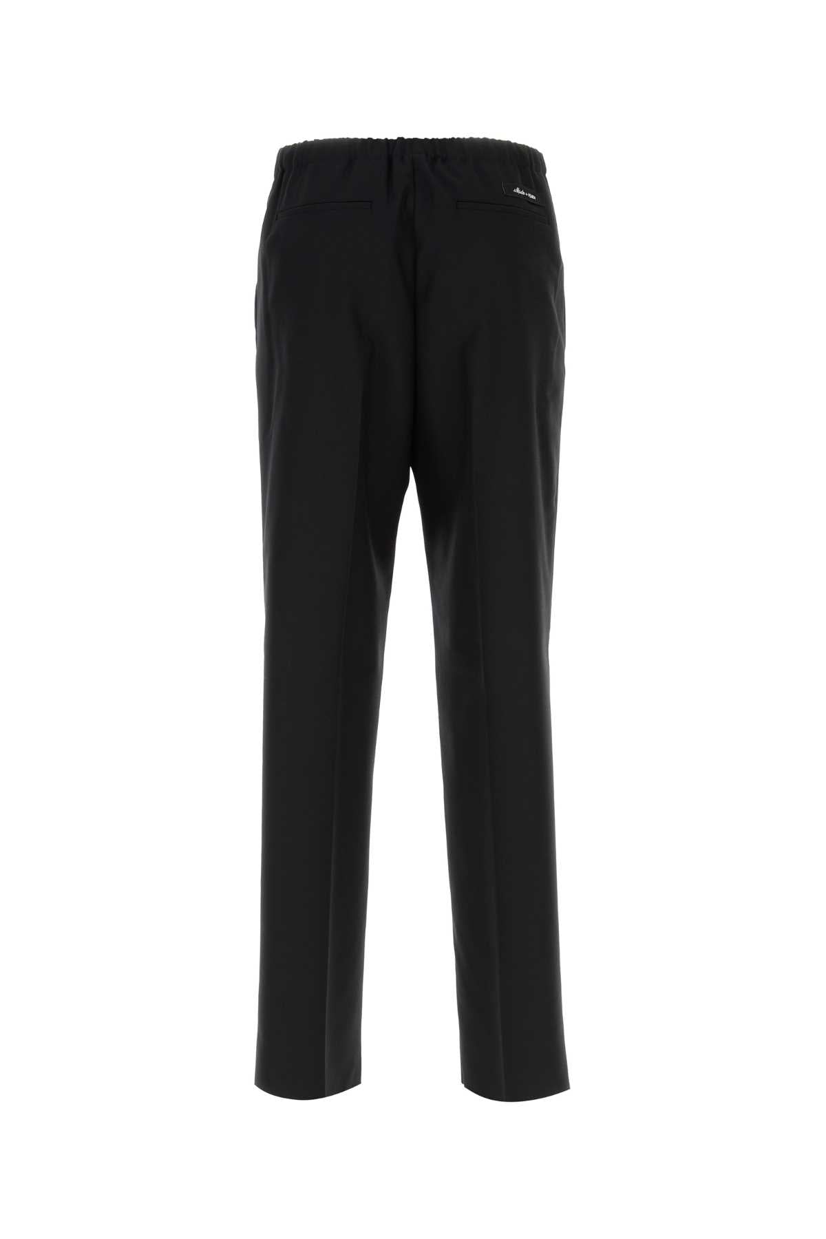 Fendi Men Black Wool Pant