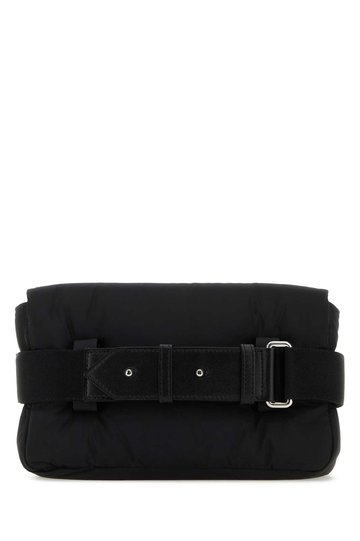 Alexander Mcqueen Men Black Nylon The Puffy Knuckle Belt Bag