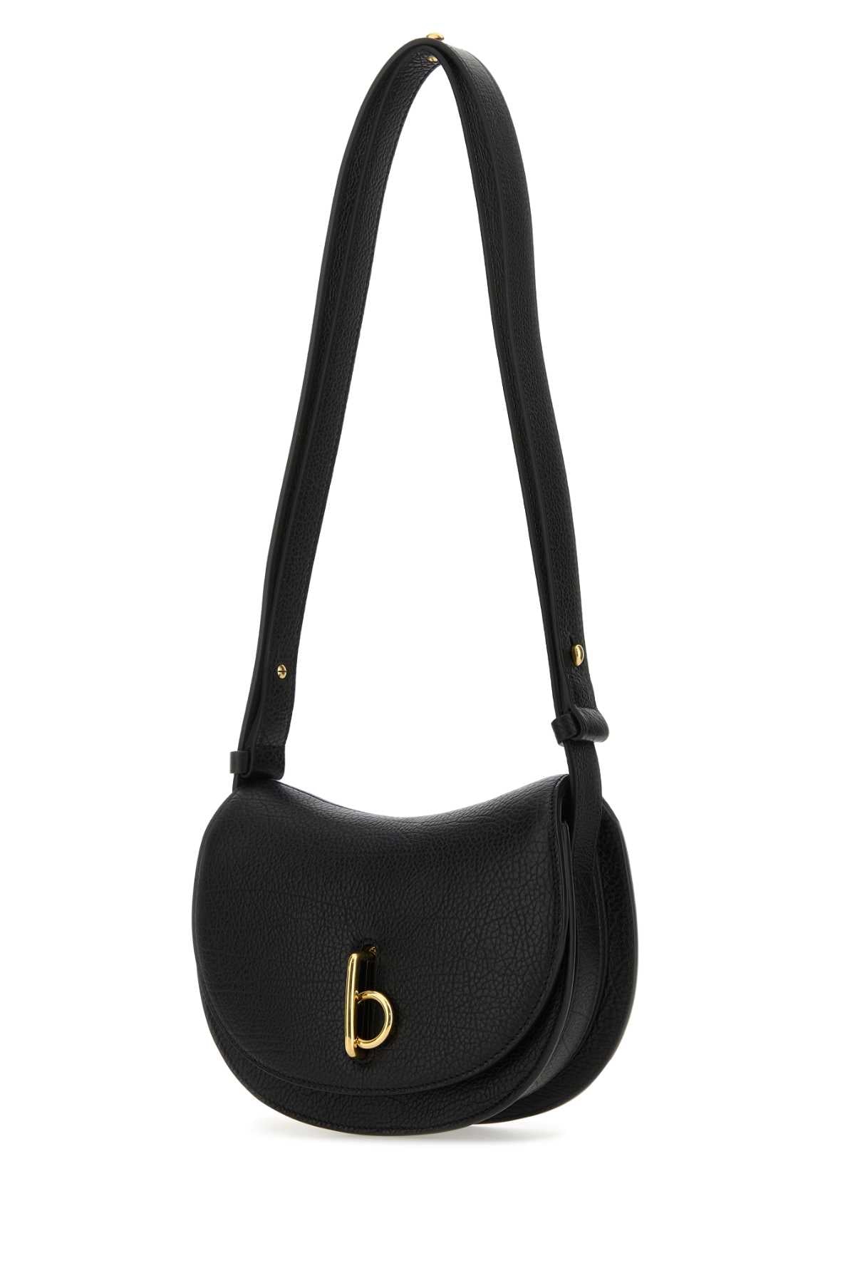 Burberry Women Black Leather Mini Rocking Horse Shoulder Bag