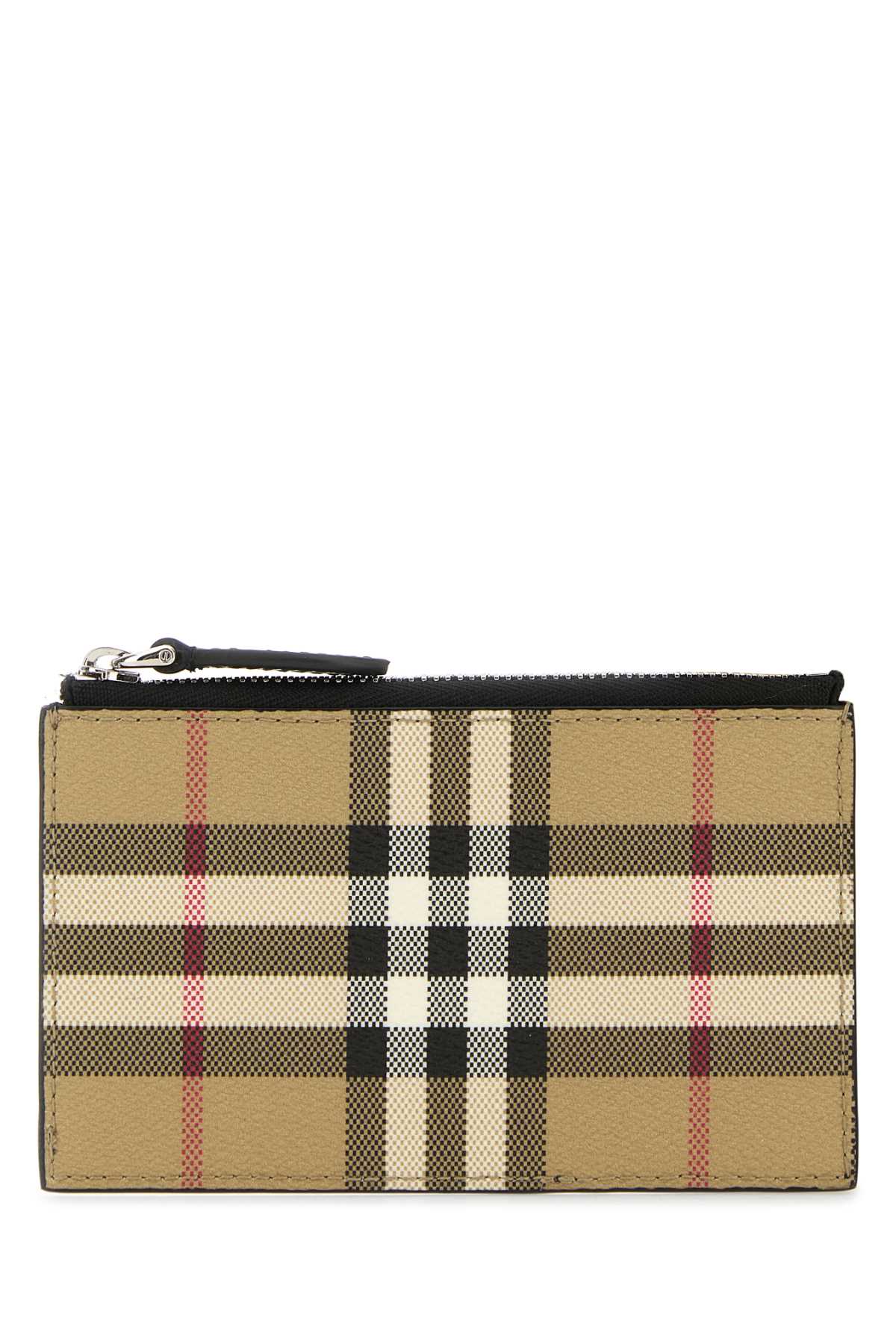 Burberry Men Printed Canvas Card Holder
