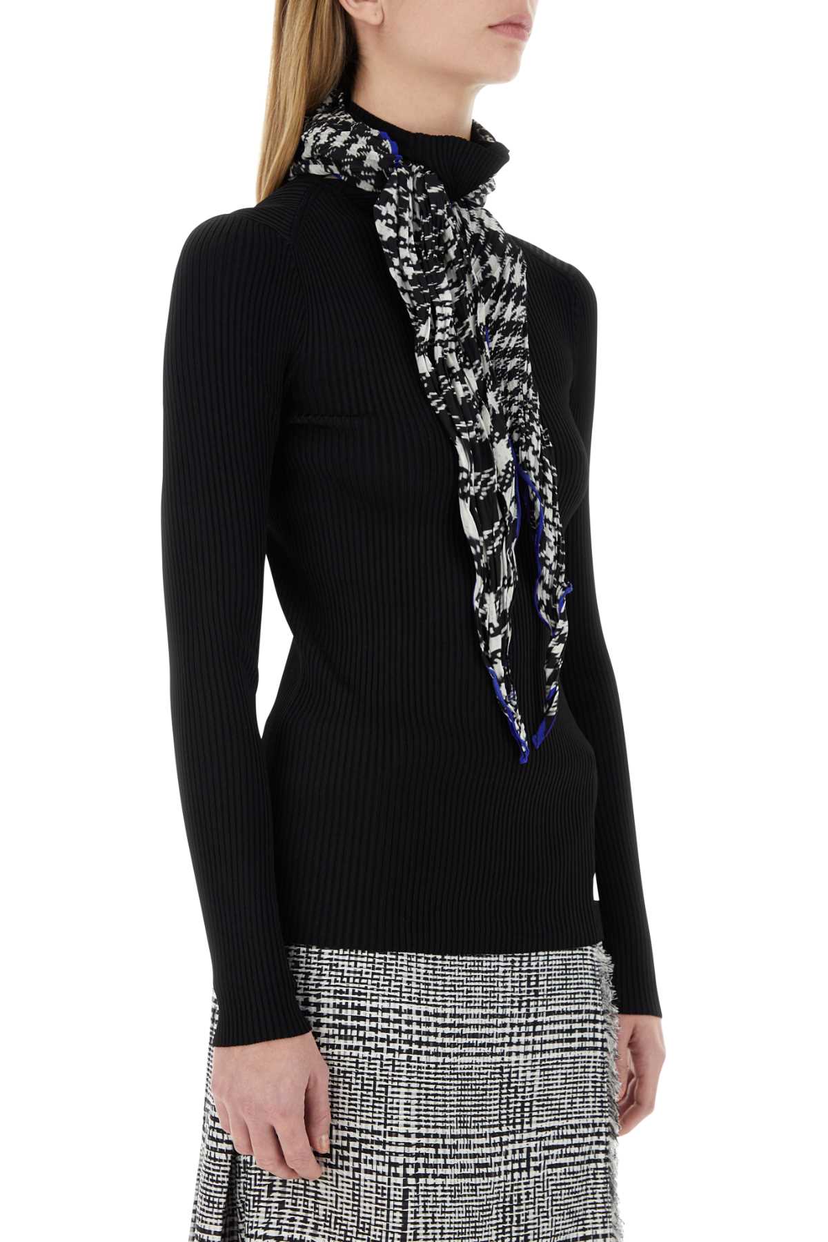 Burberry Women Black Viscose Blend Sweater