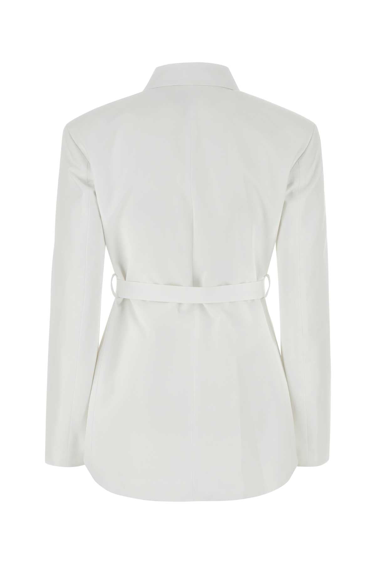 Valentino Garavani Women White Poplin Overcoat