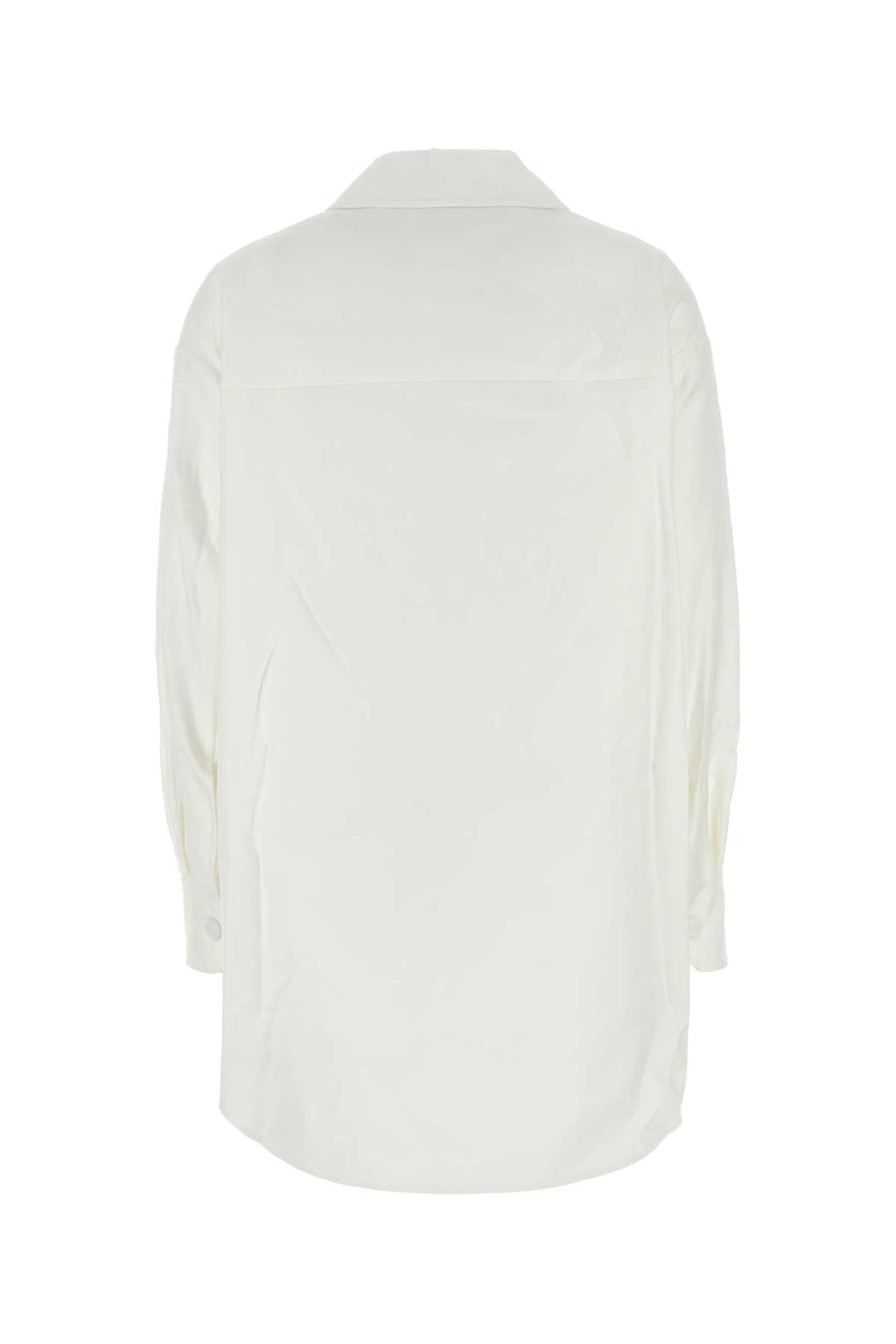 Valentino Garavani Women White Cotton Blend Oversize Jacket
