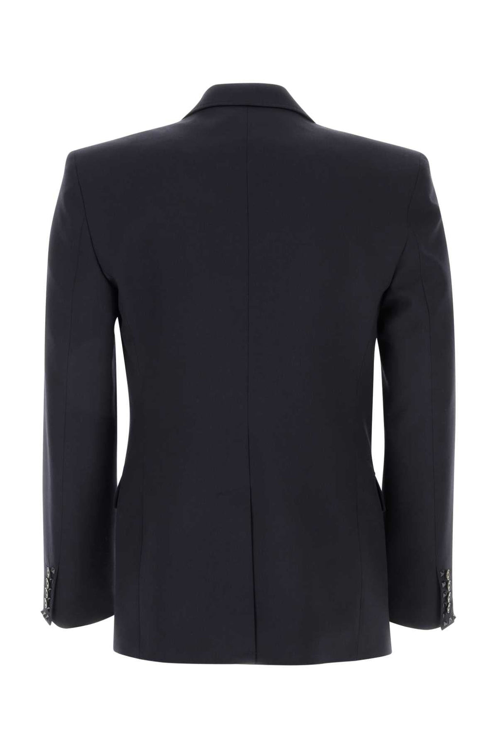 Valentino Garavani Men Midnight Blue Wool Blazer