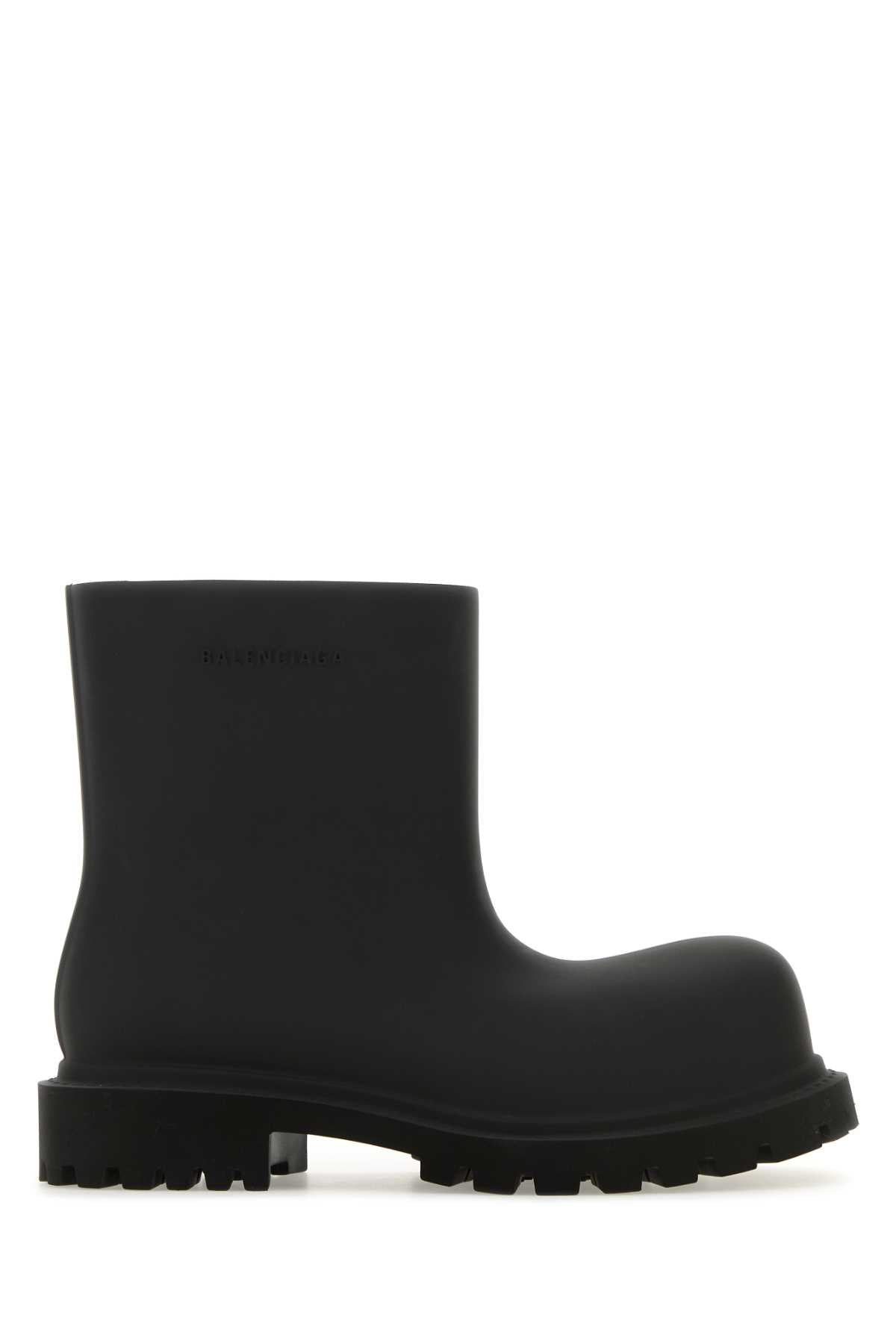 Balenciaga Men Black Eva  Ankle Boots