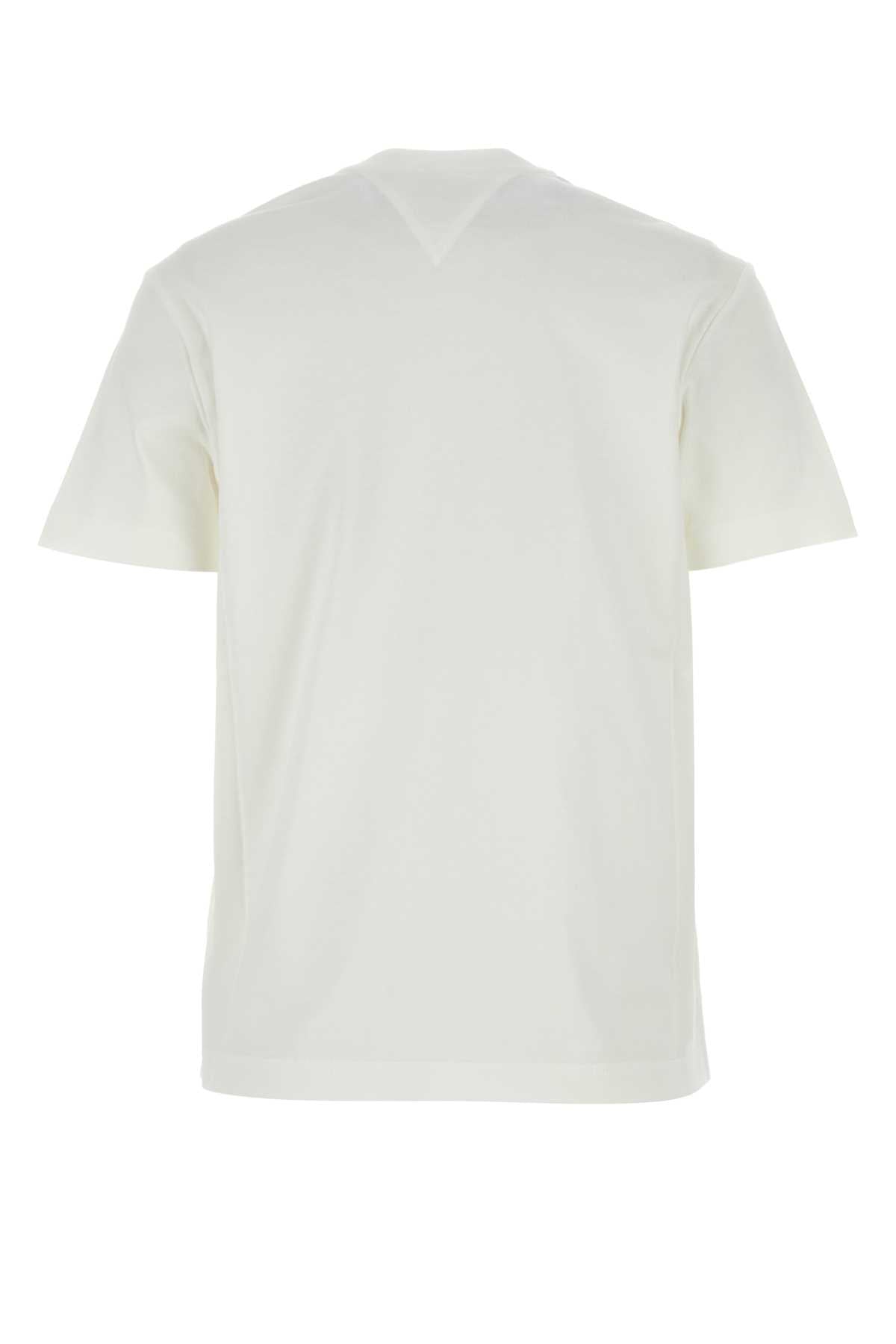 Bottega Veneta Women White Cotton T-Shirt
