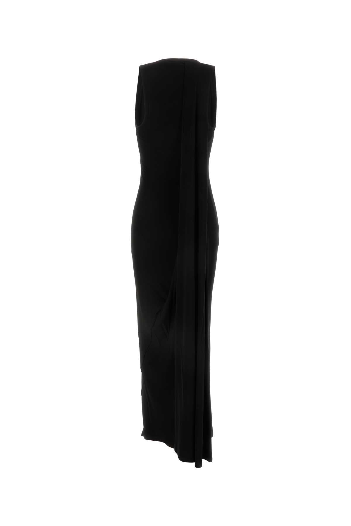 Balenciaga Women Black Stretch Viscose Dress