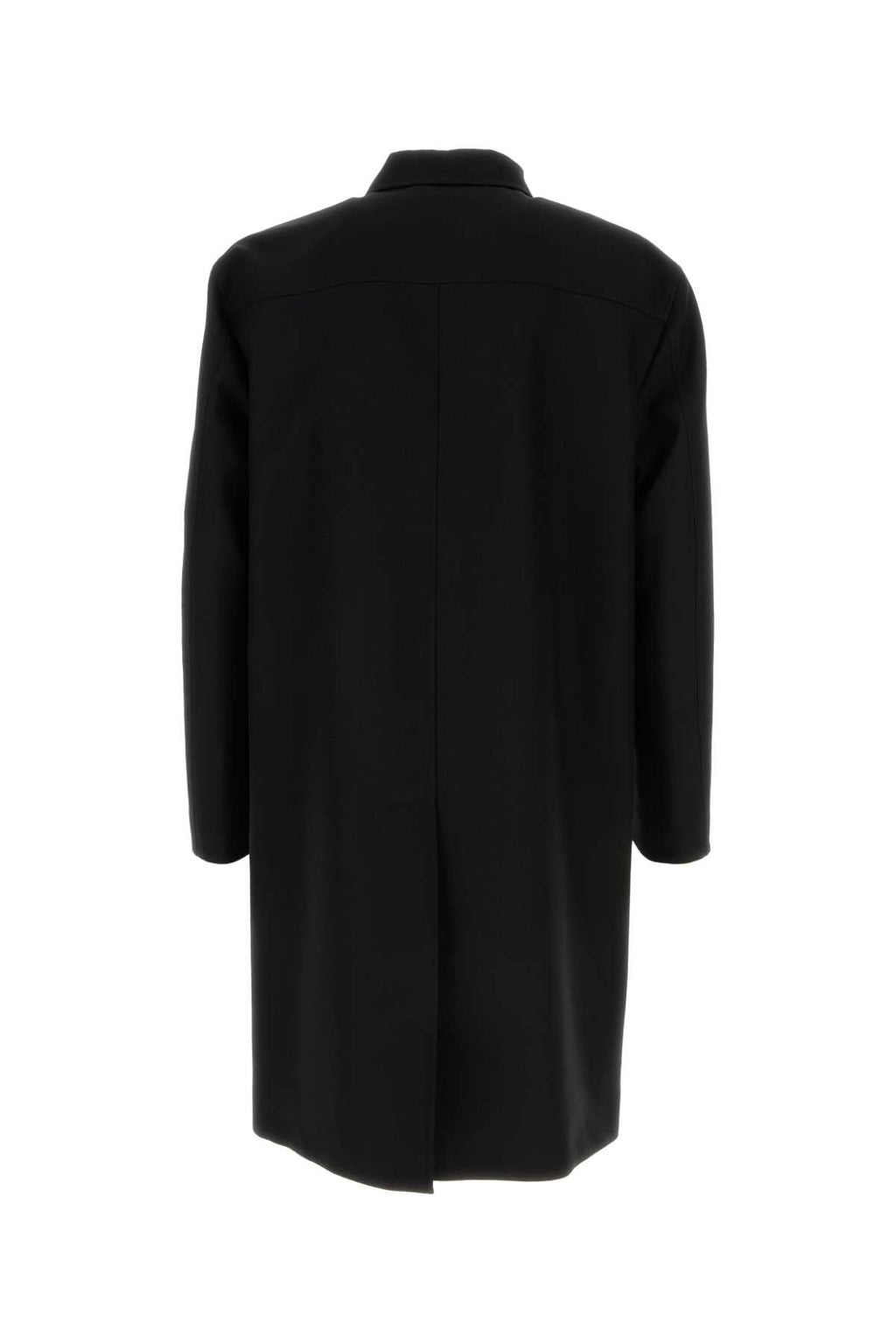 Gucci Men Black Wool Coat
