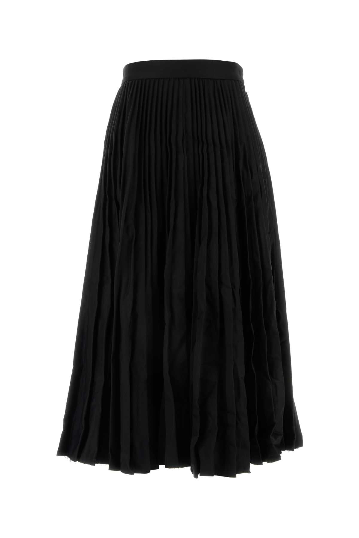 Balenciaga Women Black Wool Skirt