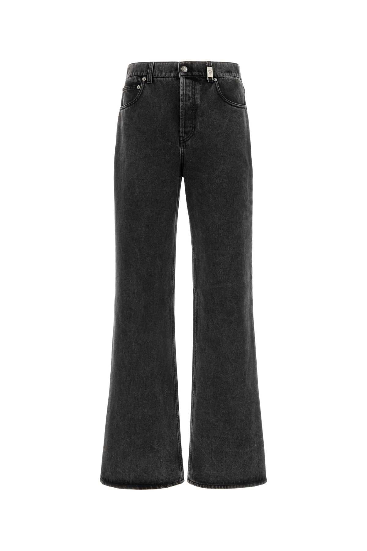 Alexander Mcqueen Men Grey Denim Jeans