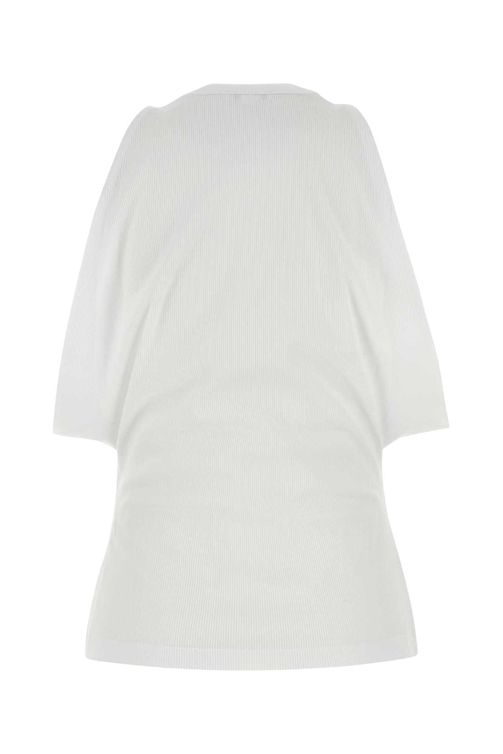Alexander Mcqueen Women White Stretch Cotton Top