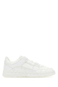 Valentino Garavani Men White Leather Freedots Sneakers