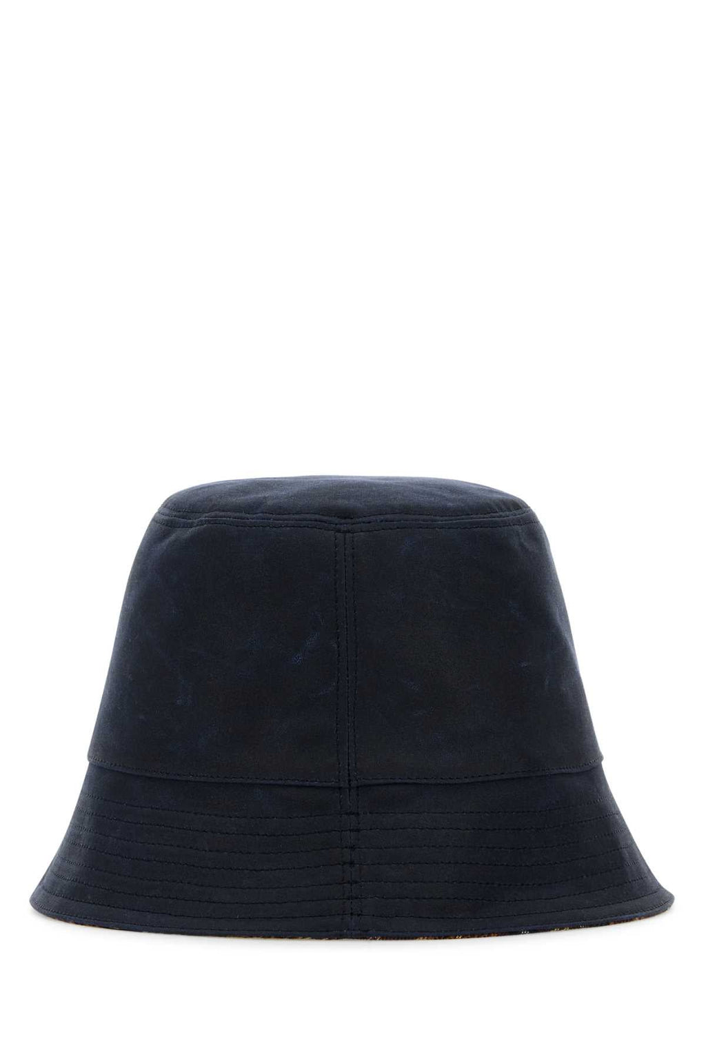 Loewe Men Loewe Men Navy Blue Canvas Reversibile Bucket Hat