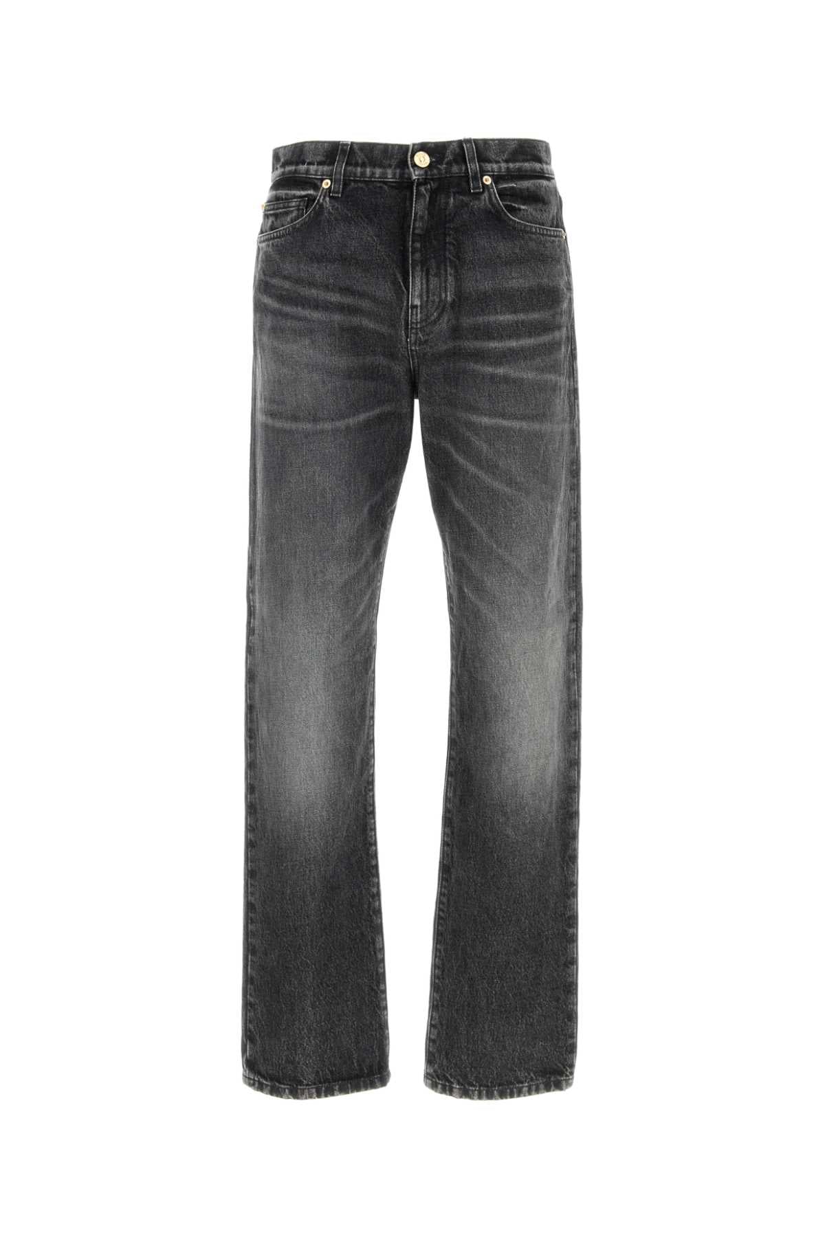 Versace Men Slate Denim Jeans